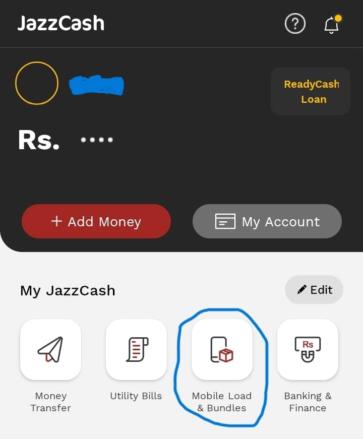 How to load a Jazz card by using Jazz Cash App? 